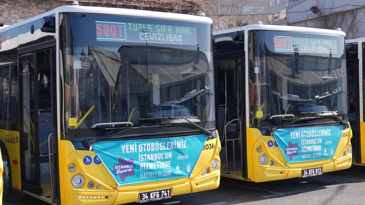 İstanbul'un en uzun hattına 5 yeni otobüs daha!