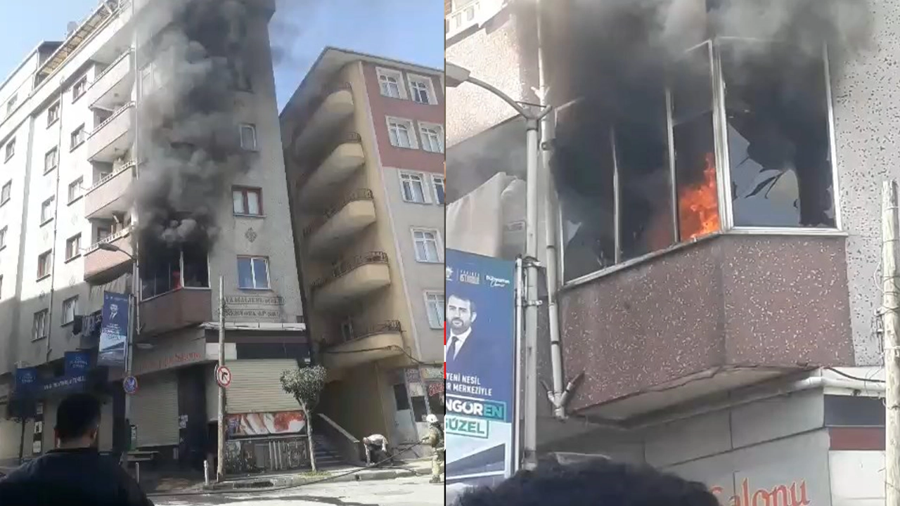 İstanbul'da kombi patlaması sonrası yangın: Mahsur kalanlar var