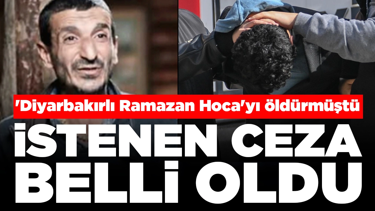 'Diyarbakırlı Ramazan Hoca'yı öldürmüştü: İstenen ceza belli oldu