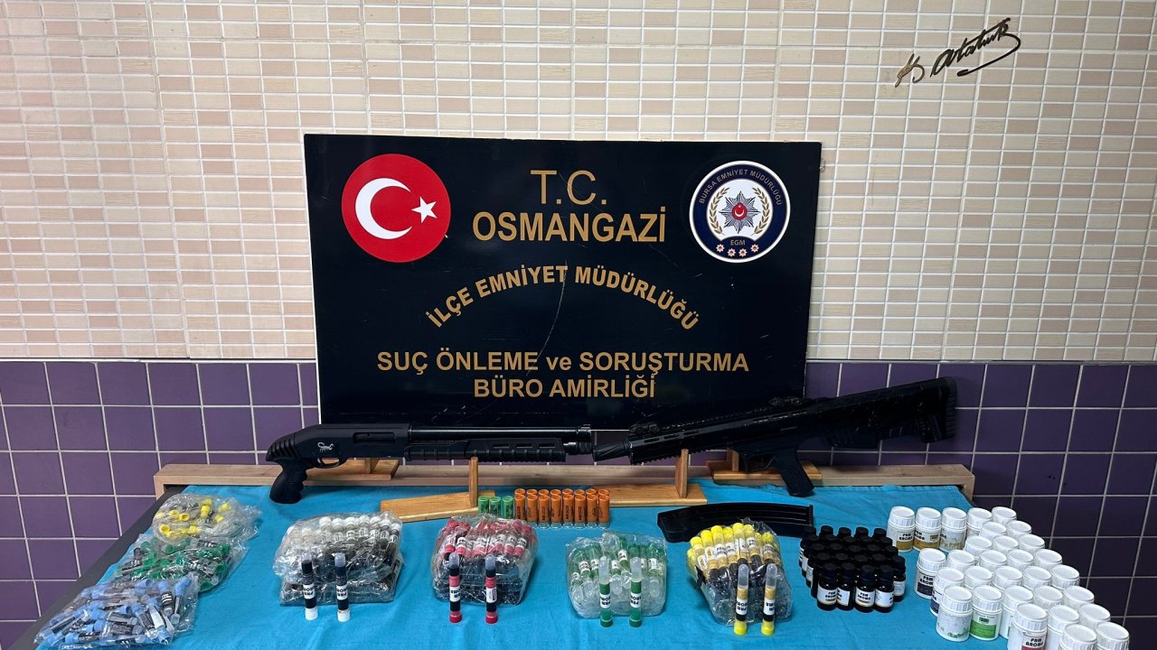Bursa'da kaçak alkol operasyonunda 2 gözaltı