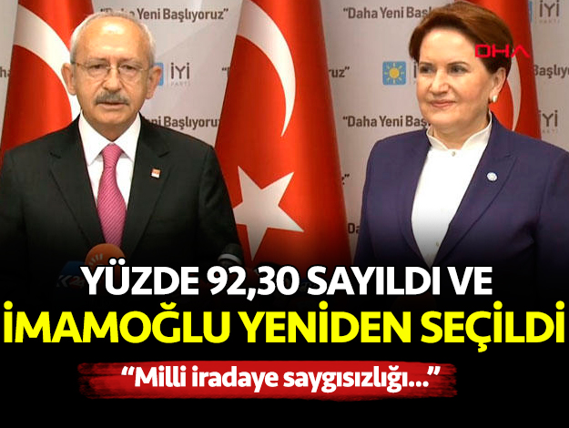 Kılıçdaroğlu ve Akşener'den ortak açıklama