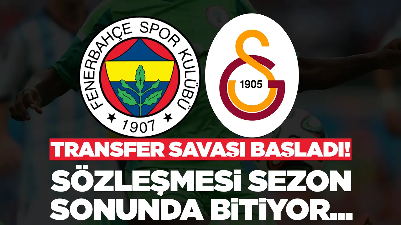 Fenerbahçe ve Galatasaray'ın transfer savaşı! Yıldız ismi gündemlerine aldılar...