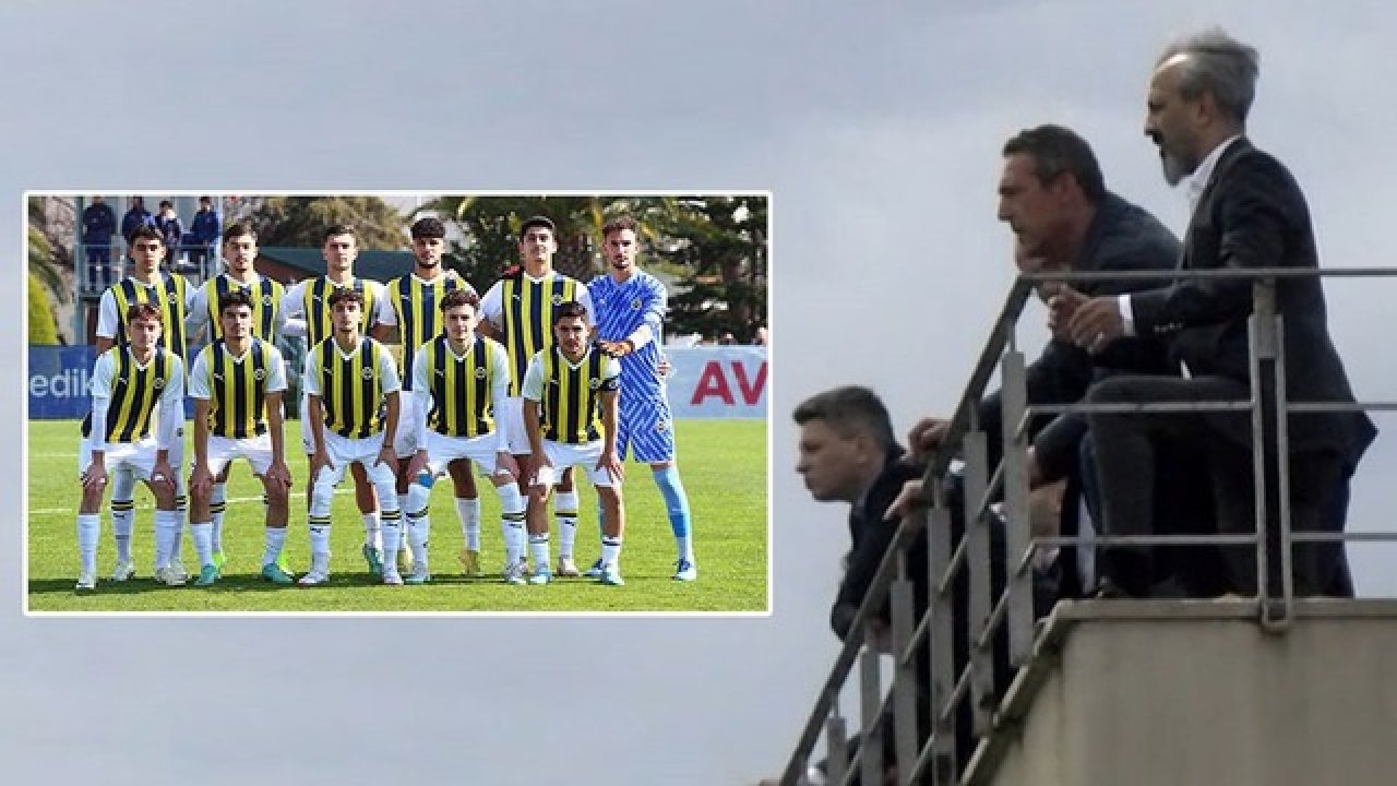Ali Koç'un da izlediği maçta Fenerbahçe U19 Takımı, Giresunspor'u 4-1 mağlup etti