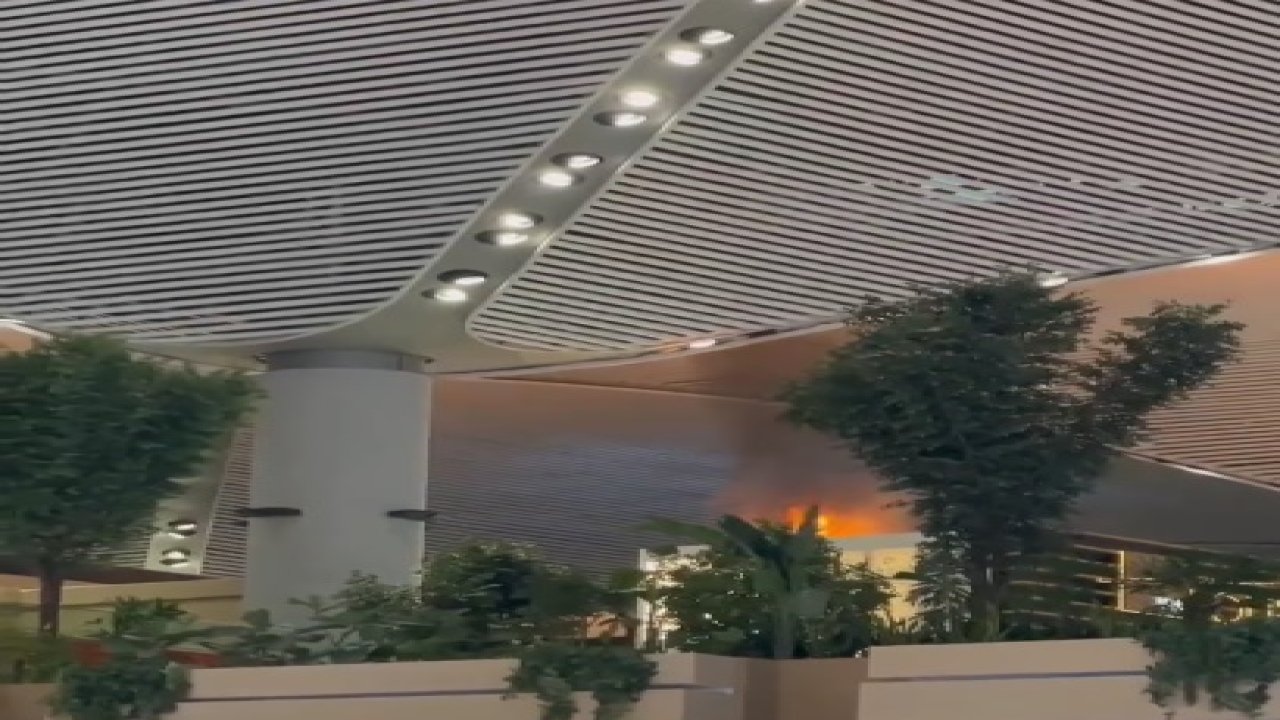 İstanbul Havalimanı'nda yangın paniği! Faciadan kıl payı dönüldü