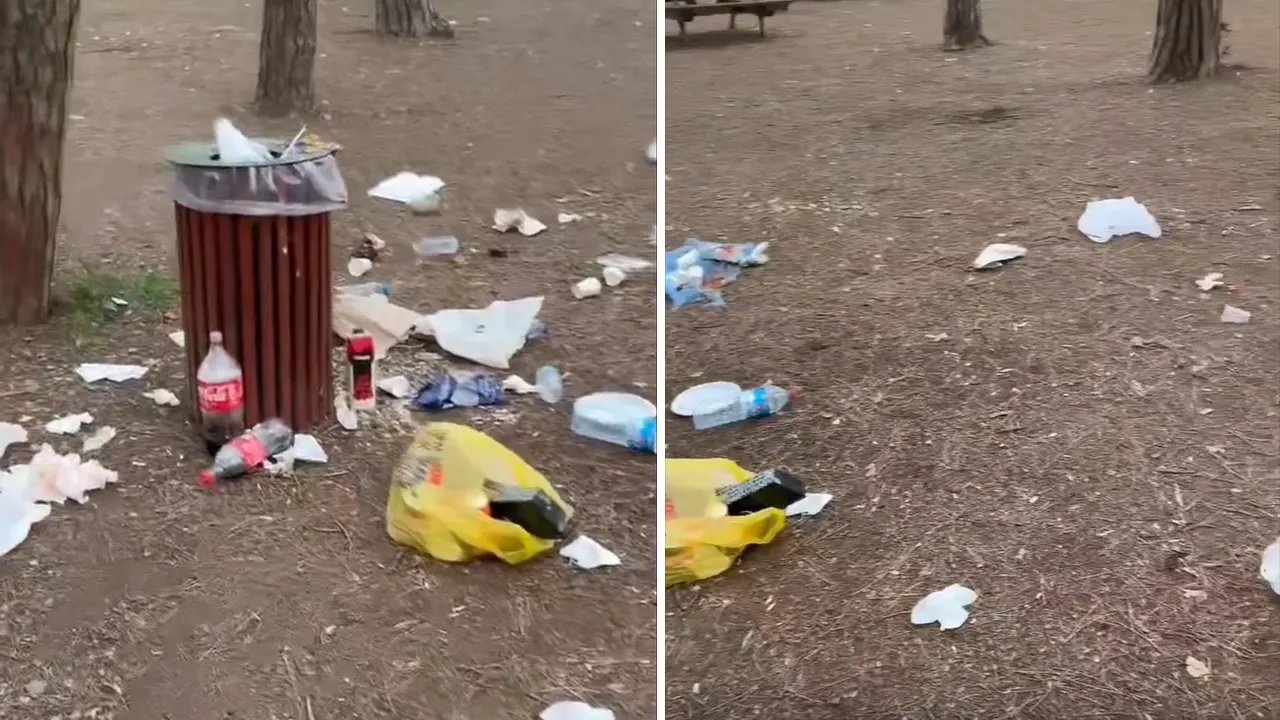 Önce piknik sonra pislik! Emirgan'da bırakılan çöpler insanlığımızdan utandırıyor