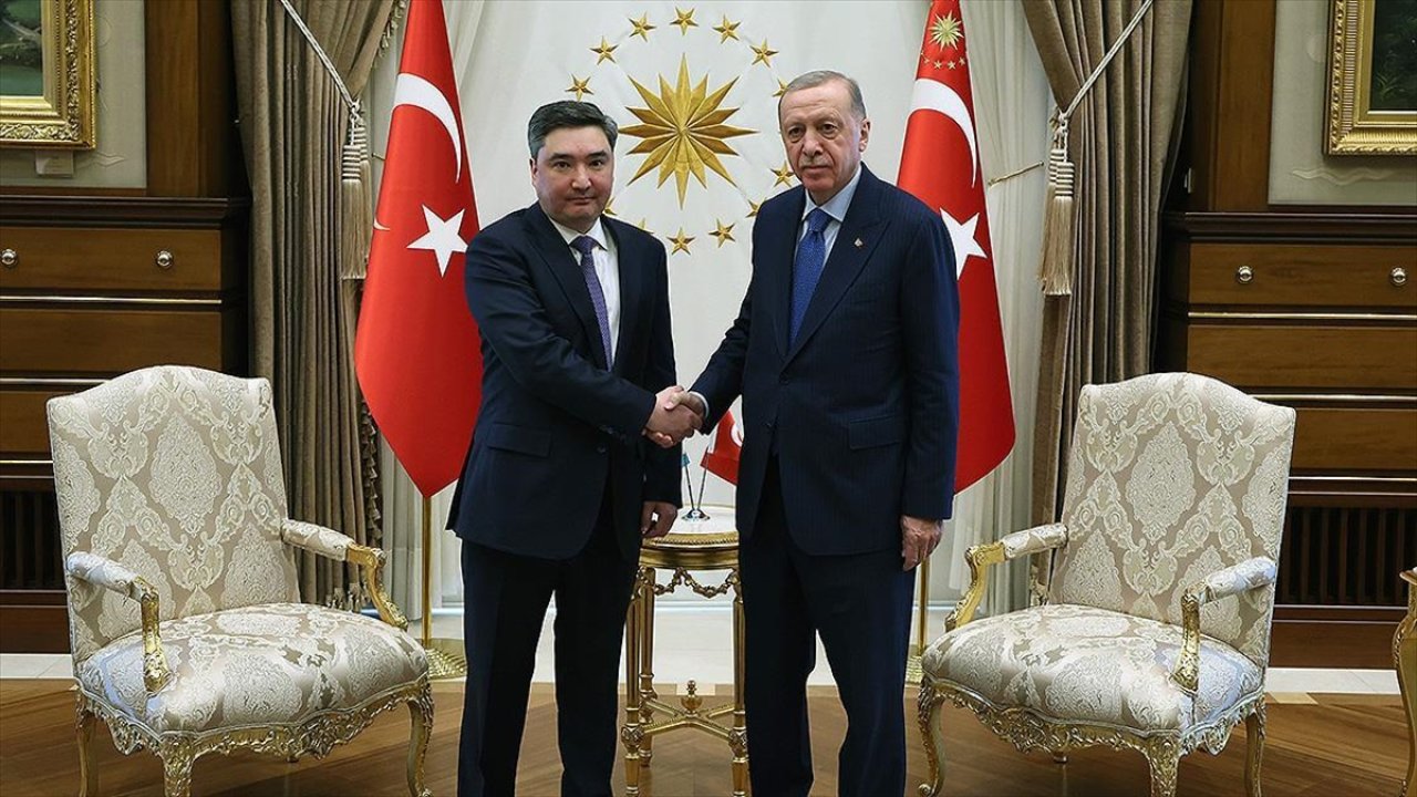 Cumhurbaşkanı Erdoğan, Kazakistan Başbakanı Bektenov ile bir araya geldi