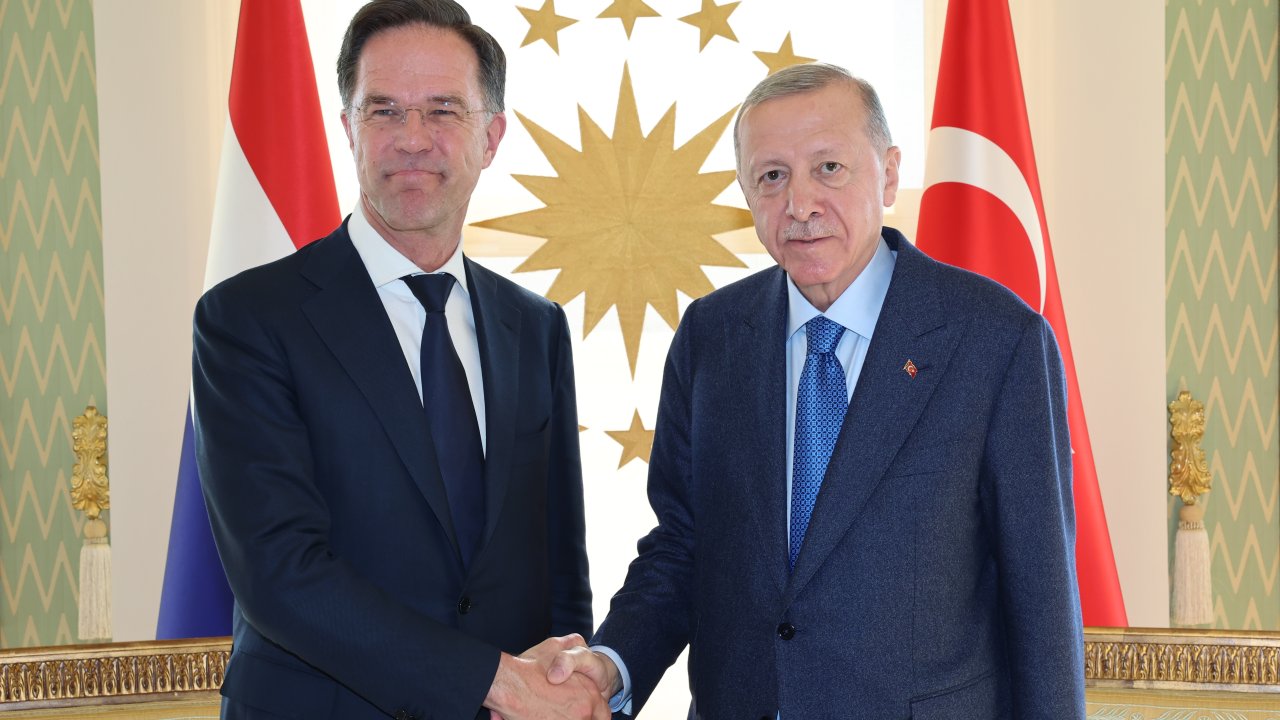 Cumhurbaşkanı Erdoğan Hollanda Başbakanı Rutte ile bir araya geldi