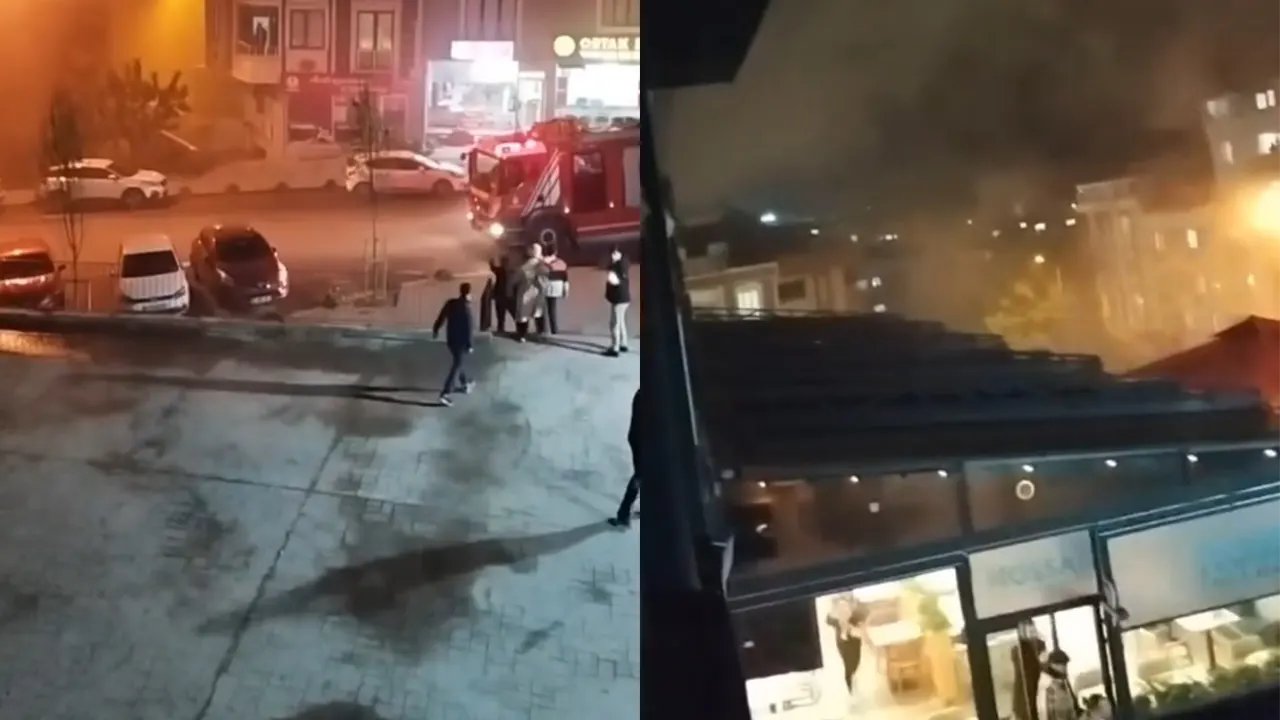Gece saatlerinde İstanbul'daki AVM'de yangın paniği yaşandı!