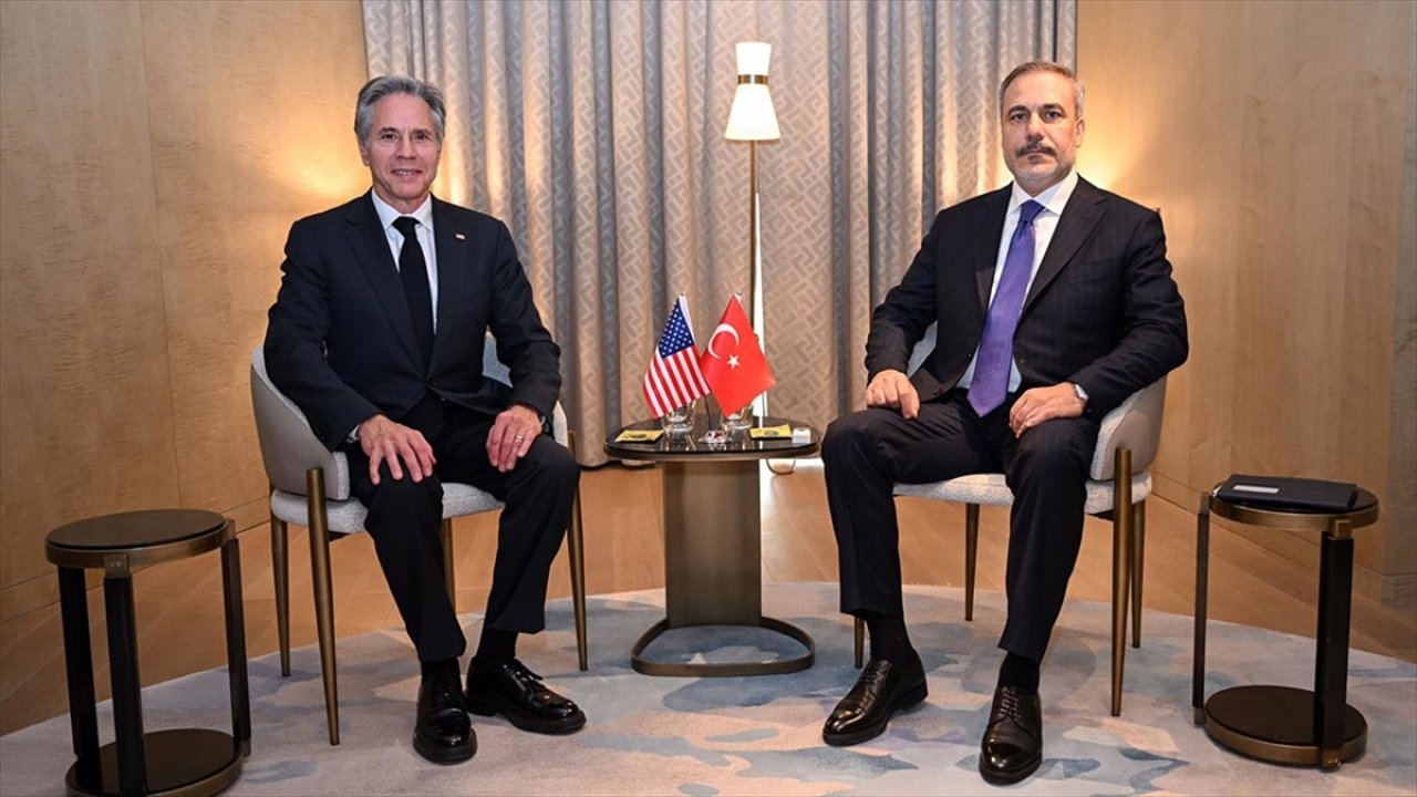Dışişleri Bakanı Fidan, Amerikalı mevkidaşı Blinken ile görüştü