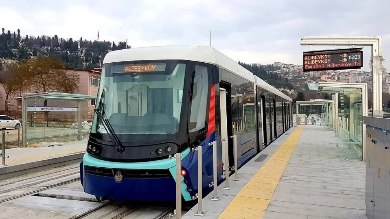 T5 Eminönü - Alibeyköy tramvay hattında arıza meydana geldi! 2 Mayıs 2024