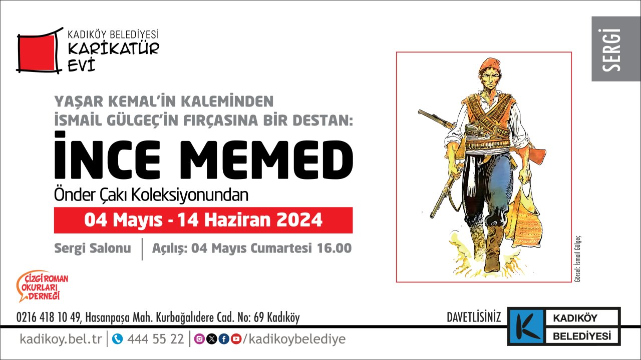 Kadıköy'de İnce Memed sergisi