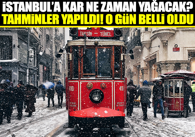 İstanbul'da kar ne zaman yağacak sorusuna tahmin geldi!