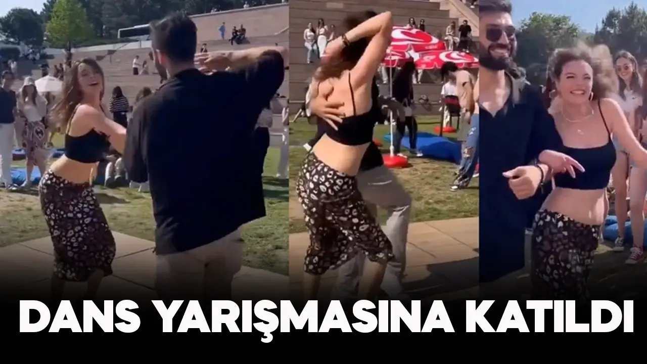 Yaptığı danslarla yürek hoplatan Melis Sezen, bir üniversitenin dans yarışmasına katıldı!