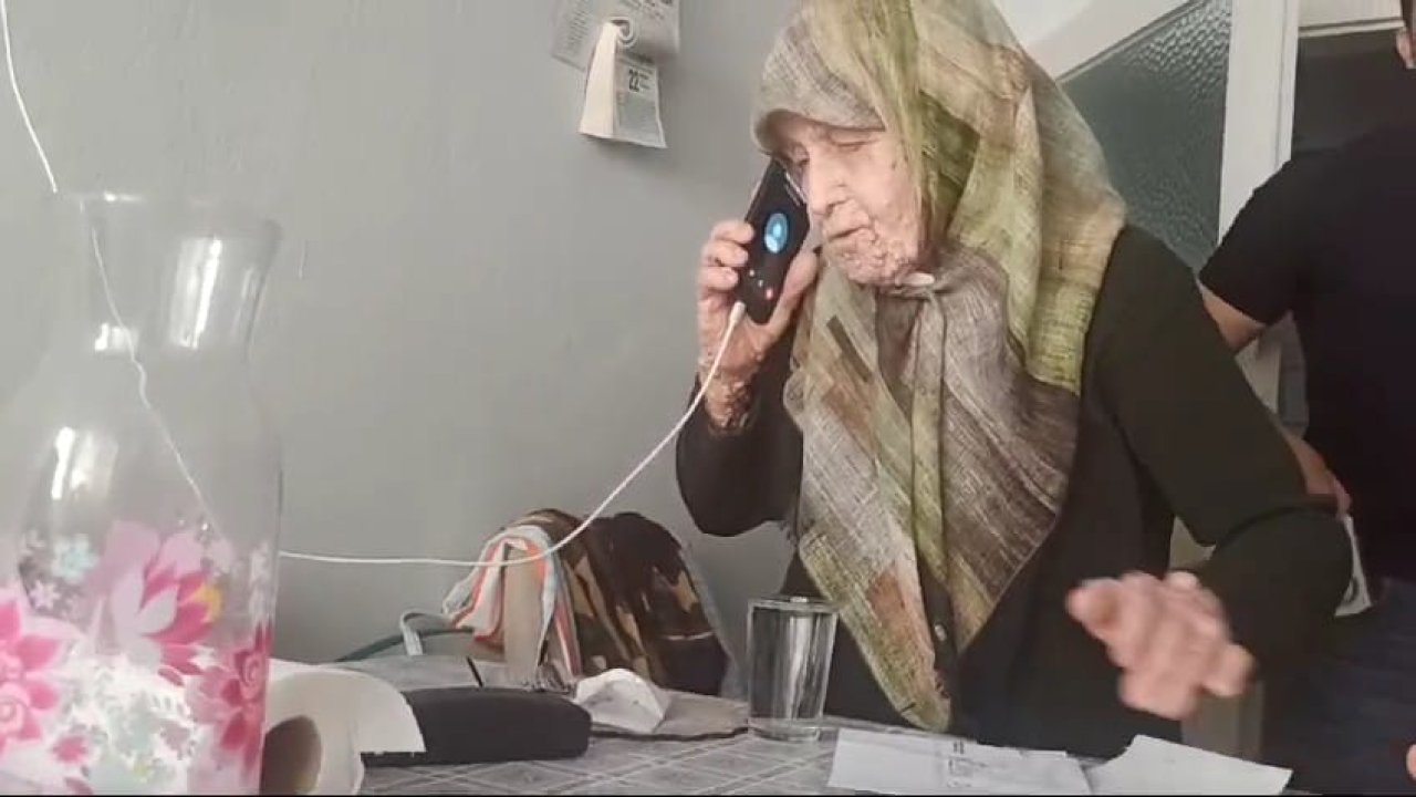 Yaşlı kadını dolandırılmaktan polis kurtardı