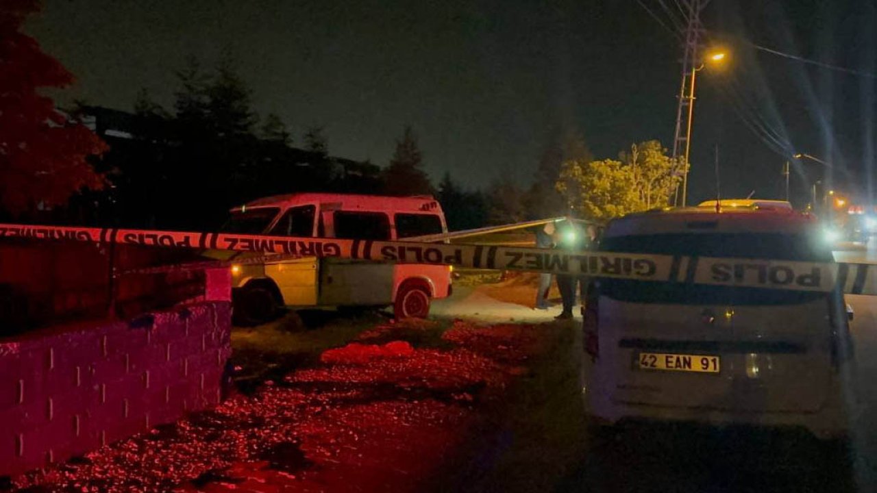 Konya'da seyir halindeki araca silahlı saldırı: 2 kardeşten biri öldü, diğeri yaralandı