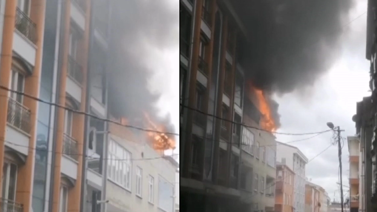 Esenyurt'ta ikinci çatı yangını paniğe neden oldu