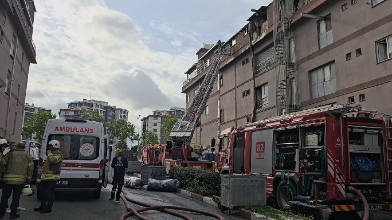 İstanbul'da atölye yangını: Çok sayıda ekip sevk edildi