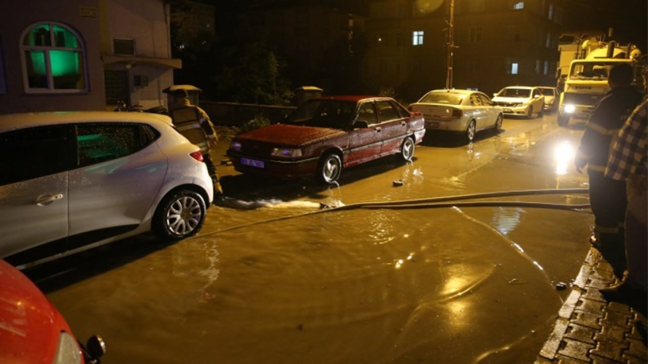 Tokat'taki sağanak evleri ve iş yerlerini sular altında bıraktı
