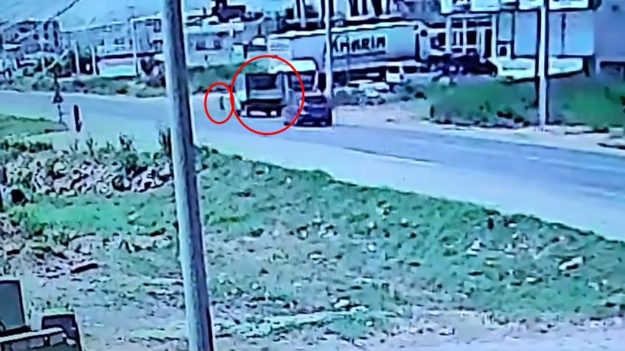 Yolun karşısına geçmeye çalışan çocuğa kamyonet çarptı, sürücü kaçtı