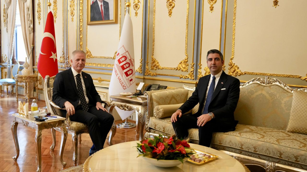 Kartal Belediye Başkanı Yüksel, Vali Davut Gül'ü ziyaret etti