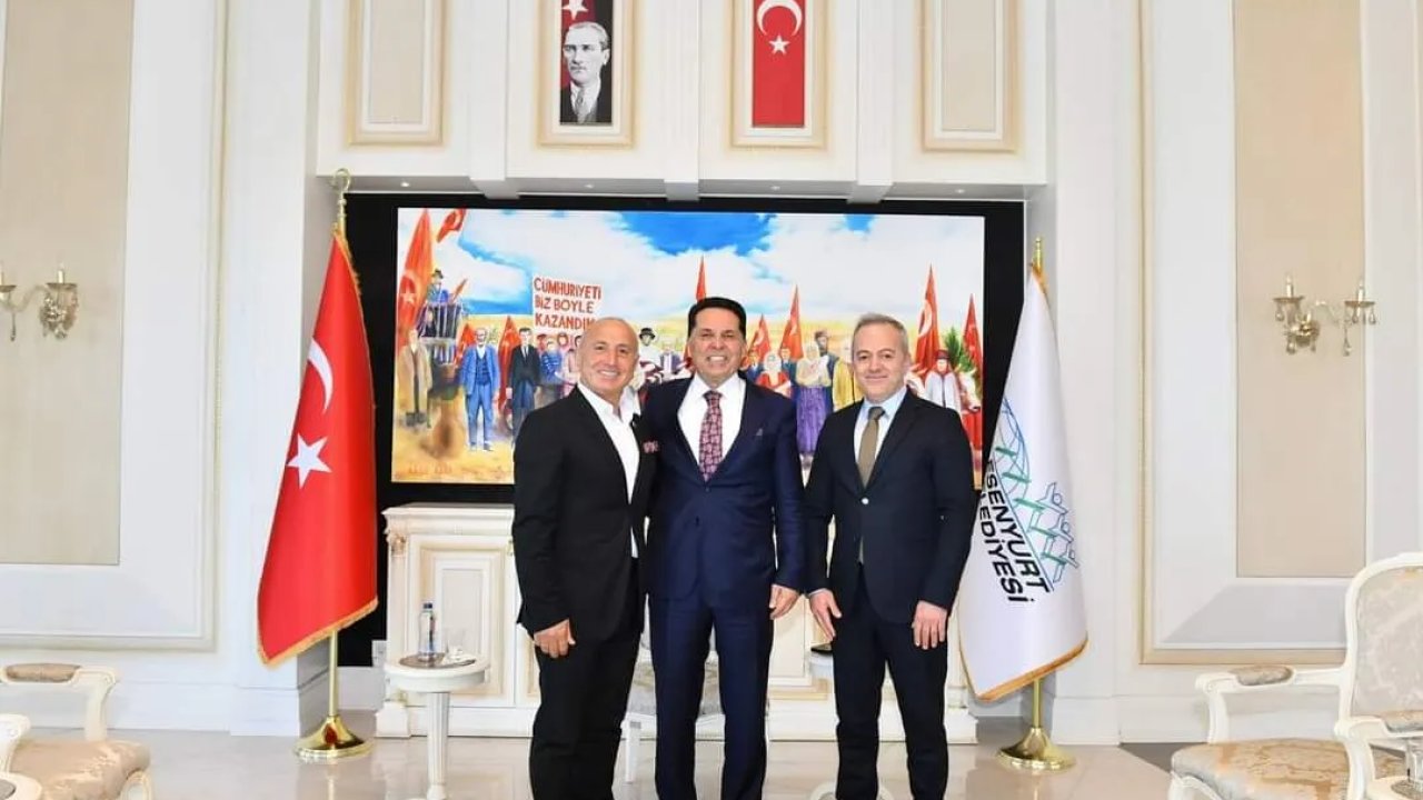 Hüseyin Kış, Esenyurt Belediye Başkanı Ahmet Özer'i ziyaret etti