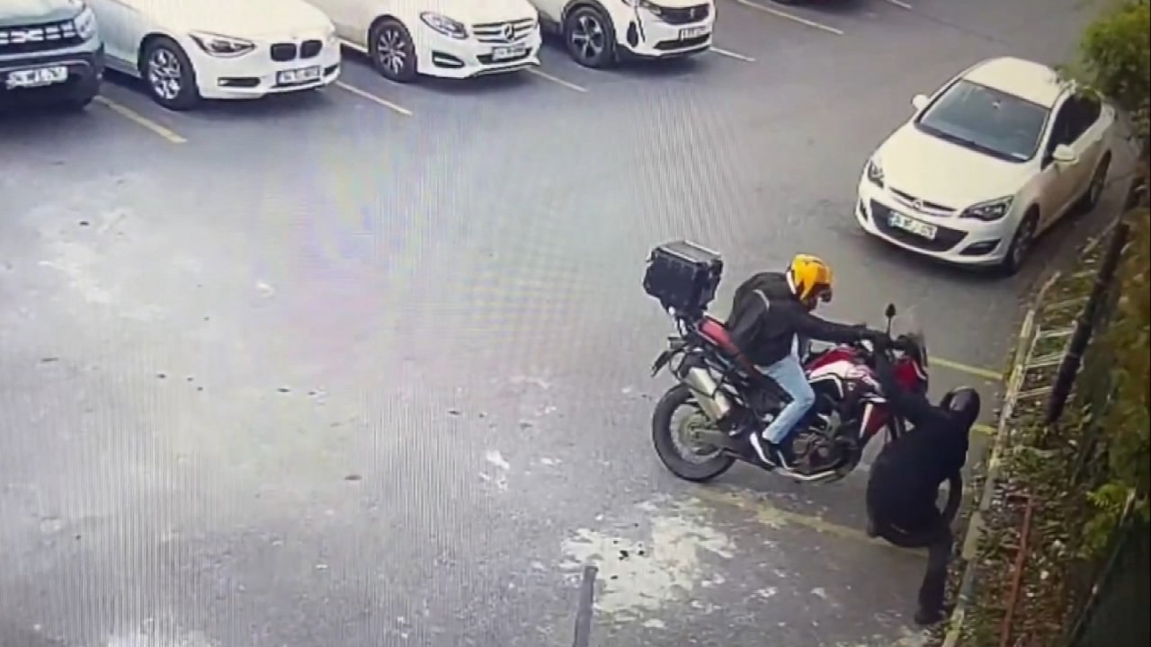 Ataşehir'de motosiklet hırsızları 15 günde 3 motosiklet çaldı