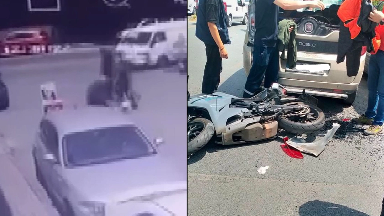 Kağıthane’de kaza: Motosiklet sürücü yaralandı