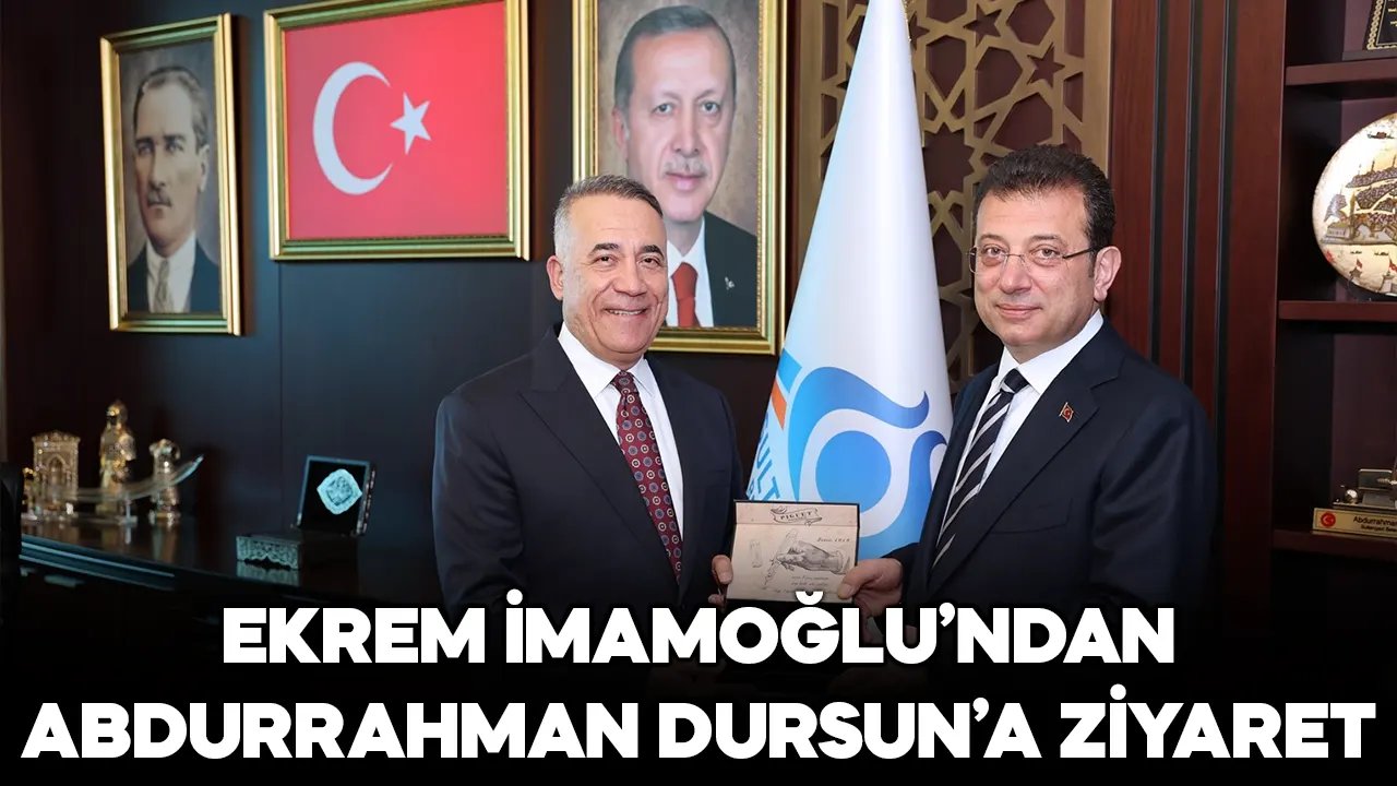 Ekrem İmamoğlu'ndan Sultangazi Belediye Başkanı Dursun’a ziyaret