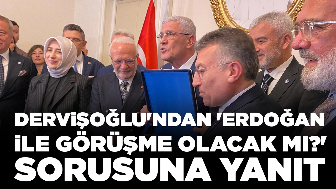 AK Parti'den İYİ Parti lideri Dervişoğlu'na ziyaret: 'Erdoğan ile görüşme olacak mı?' sorusuna yanıt verdi