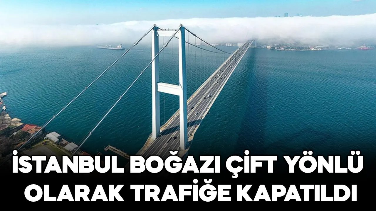 İstanbul Boğazı'nda gemi arızası nedeniyle boğaz trafiğe kapatıldı