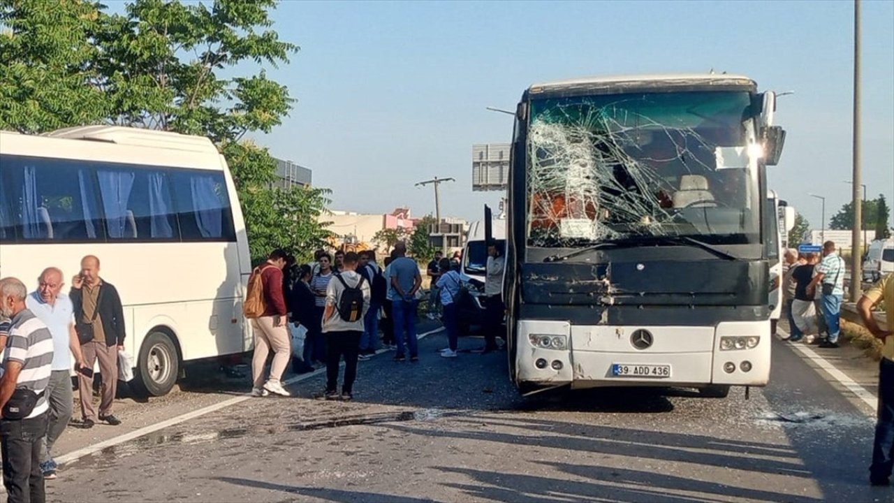 Kırklareli'nde 9 aracın karıştığı zincirleme kaza: 19 yaralı!
