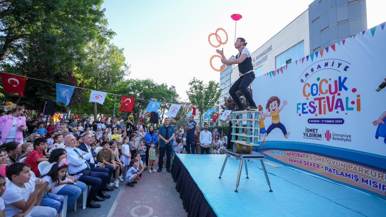 Ümraniye'de Çocuk Festivali başladı
