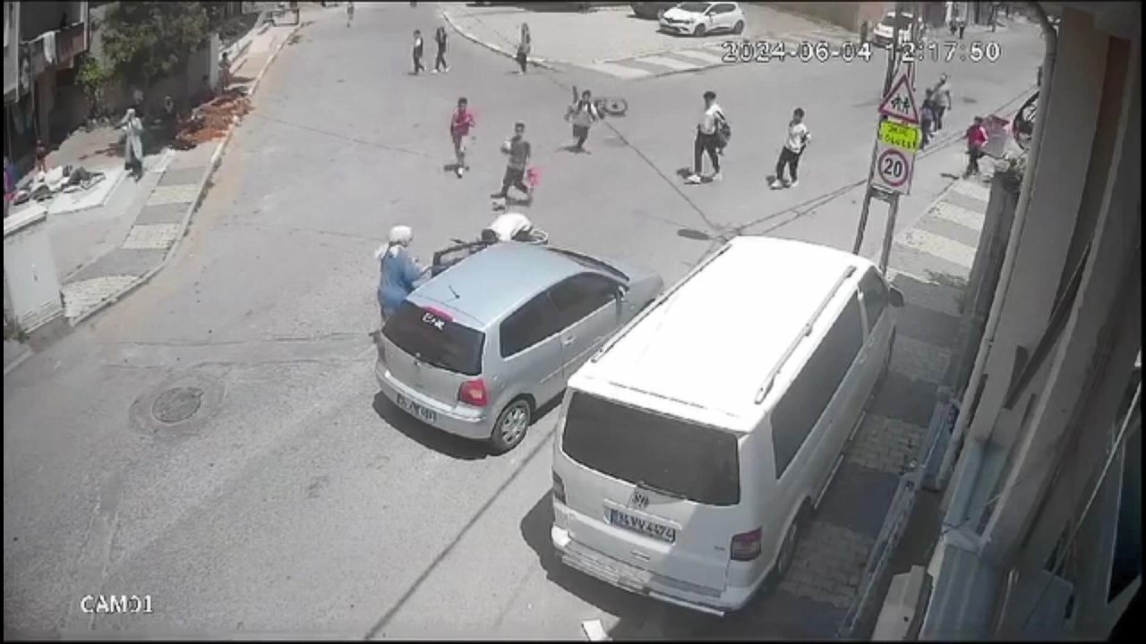 Sultanbeyli'de kaza: Sürücünün çarptığı bisikletli çocuk havaya savruldu