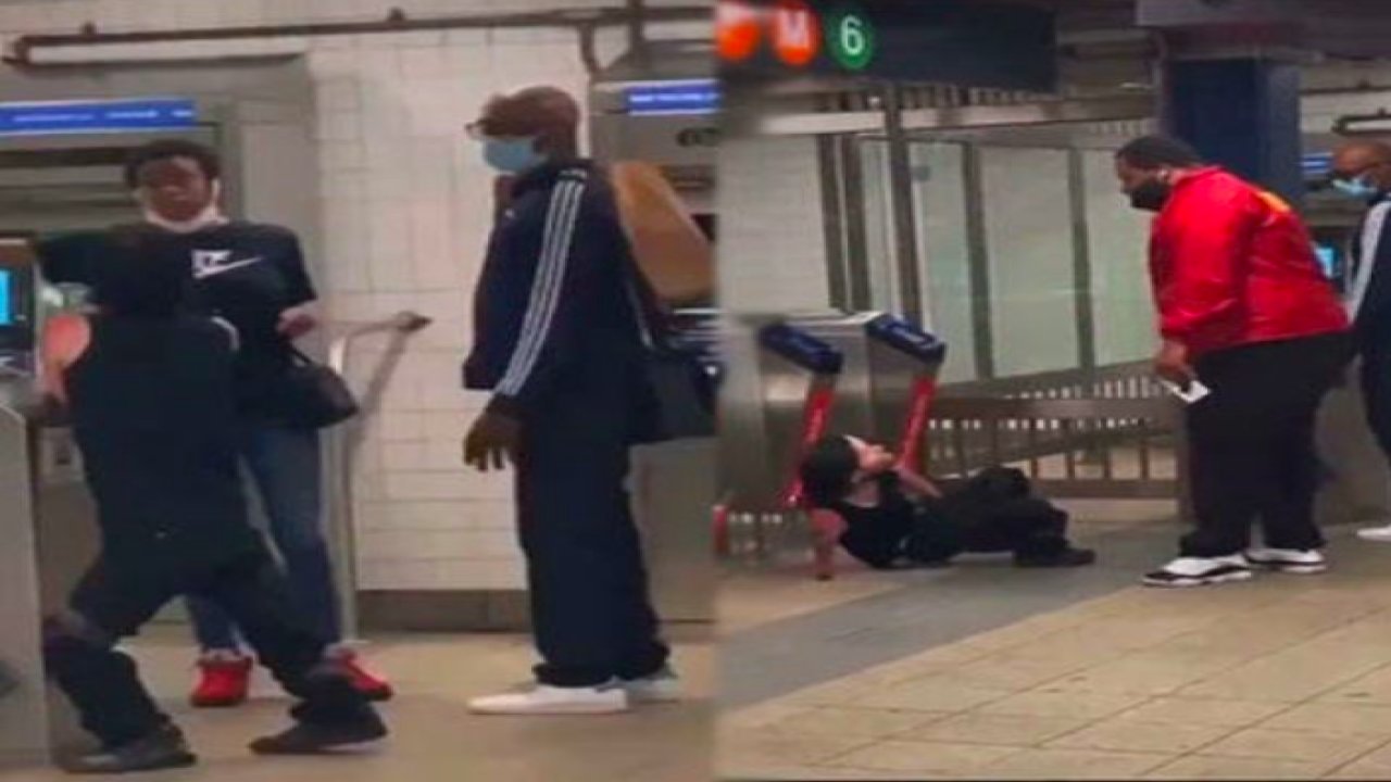 Irkçı engelli adam New York metrosunda tekmelendi...