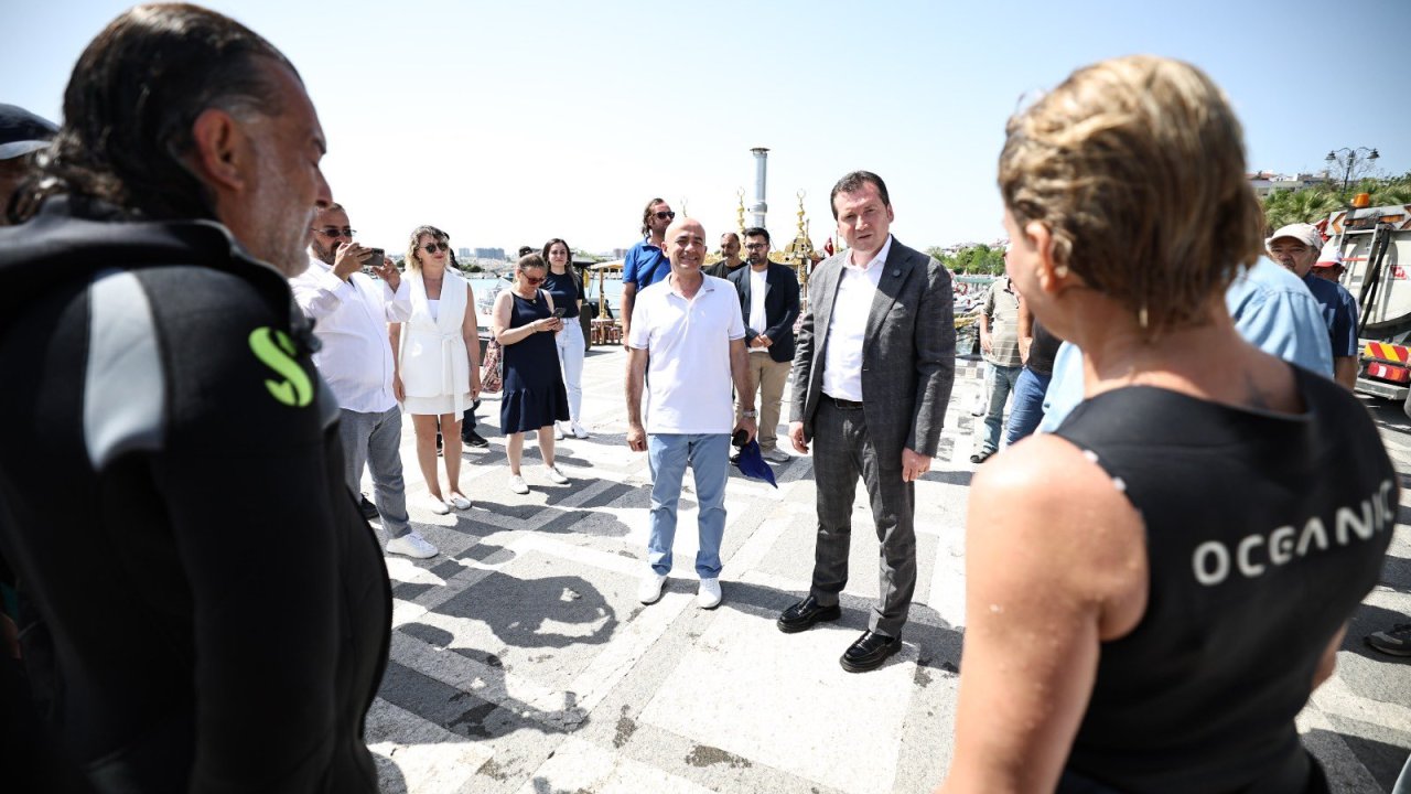 Silivri'de Marmara Denizi Günü'nde kirliliğe tepki!
