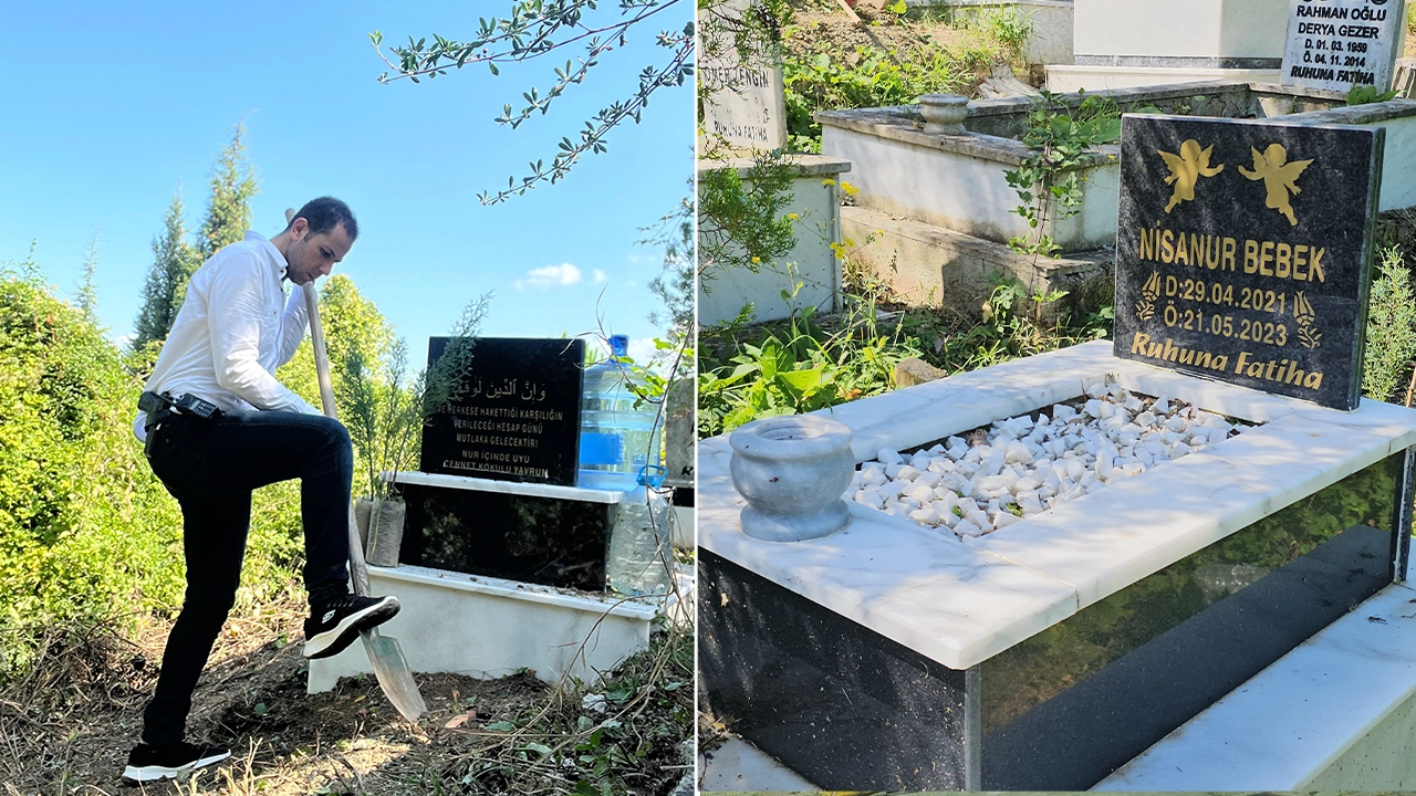 Cinsel istismar sonucu ölmüştü: Nisanur bebeğin mezarını soruşturmayı yürüten komiser yaptırmış