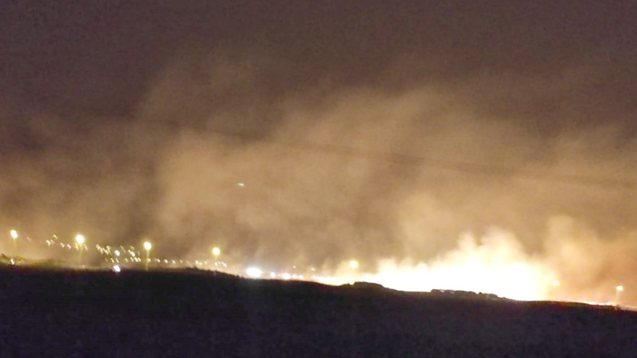 Gaziantep'te anız yangını: Binlerce dönüm alan zarar gördü
