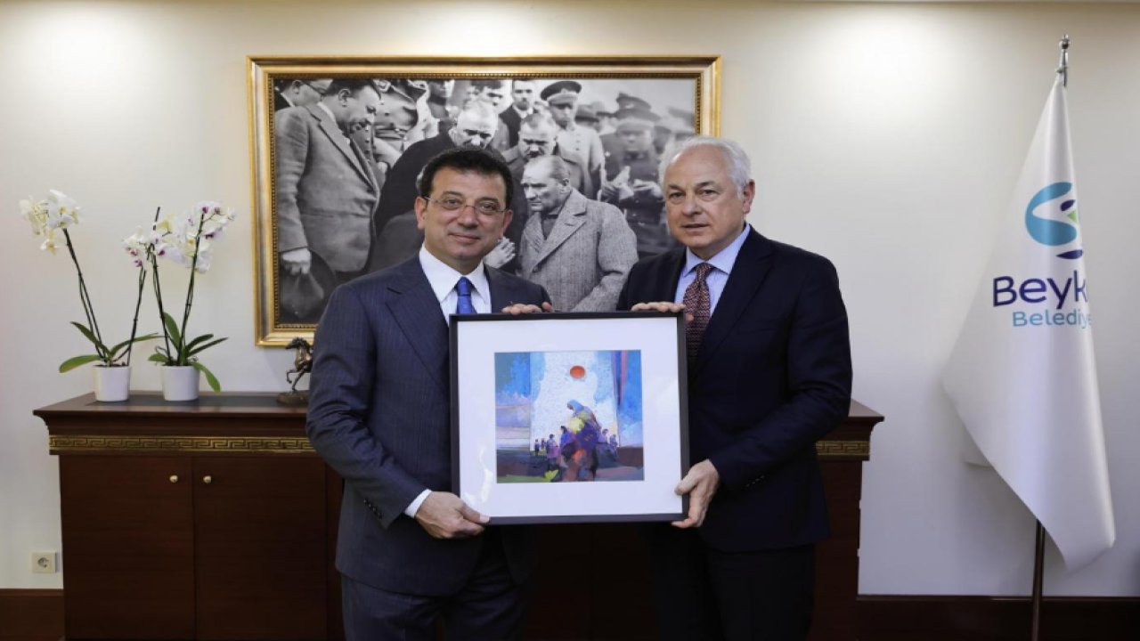 Ekrem İmamoğlu'ndan Beykoz Belediye Başkanı Köseler'e tebrik ziyareti