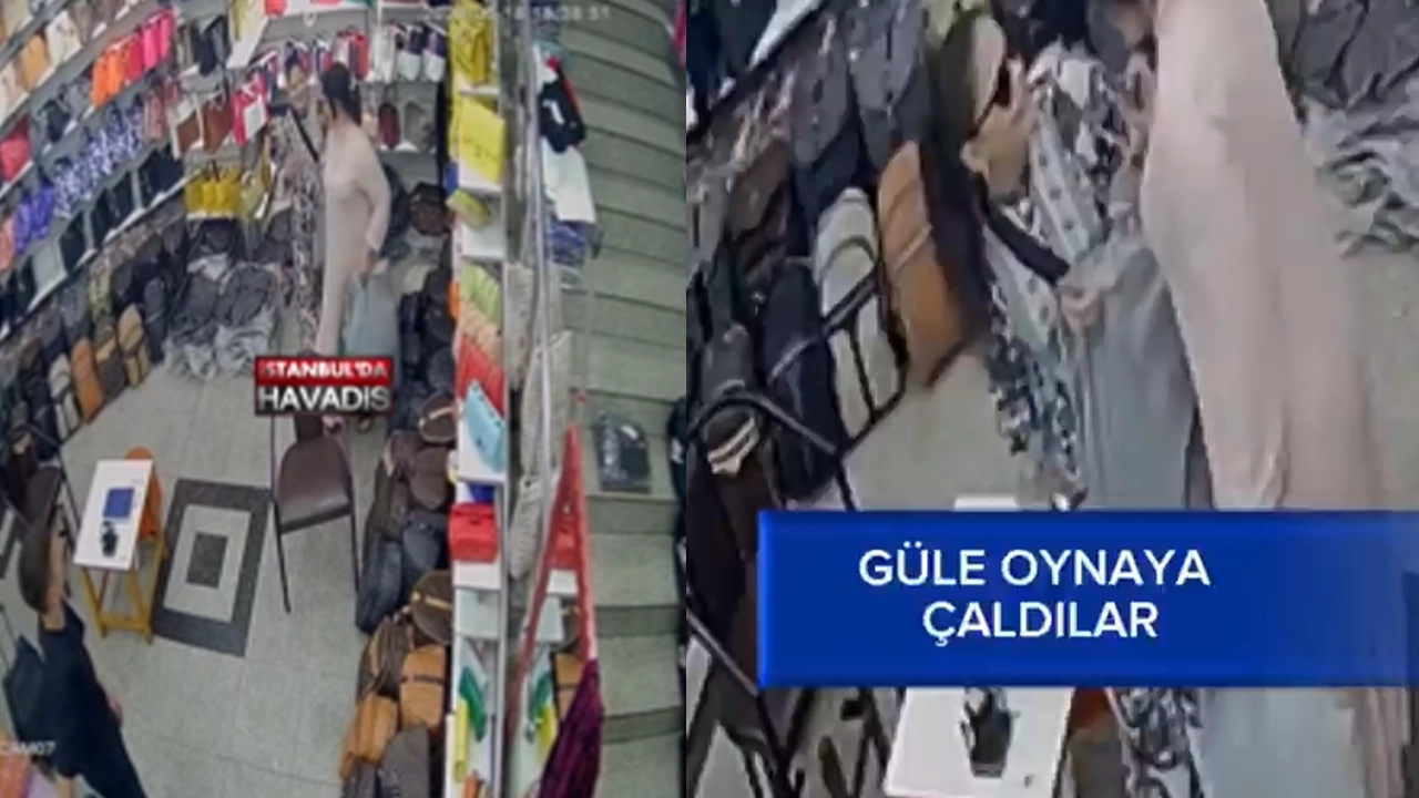 İstanbul'da pişkin hırsızlık kameralarda: Yabancı uyruklu kadınlar parayı böyle çaldı