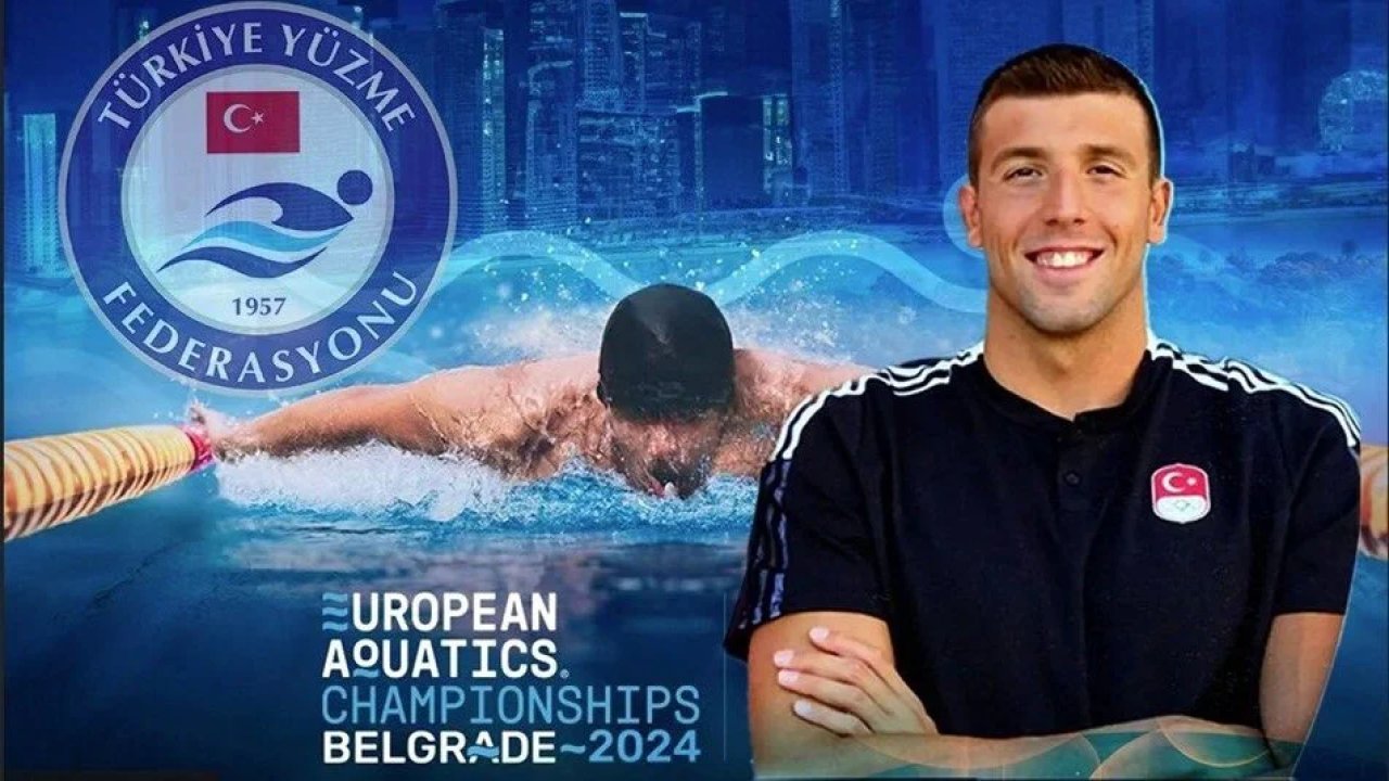 Milli yüzücü Emre Sakçı altın madalyayı kazanarak şampiyonu oldu