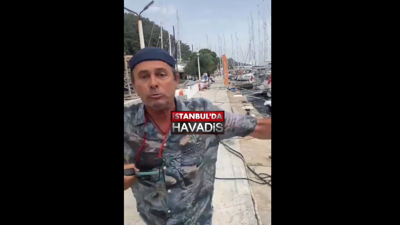 Ayhan Sicimoğlu'ndan tekne çalışanına tokatlı saldırı!
