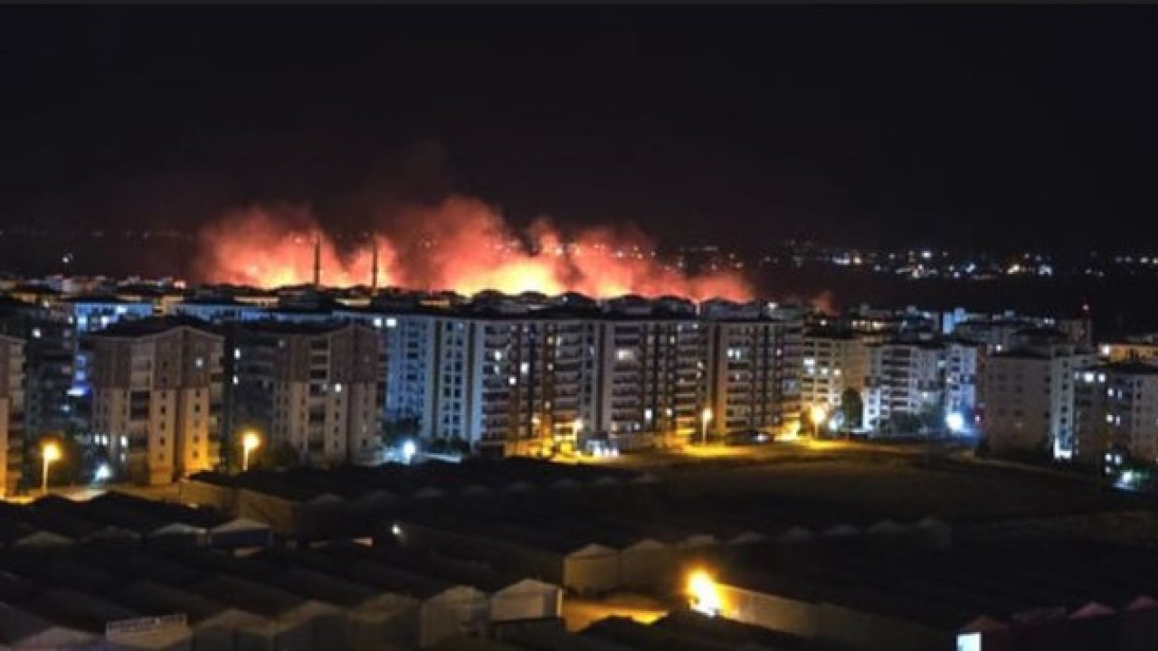 Diyarbakır’daki yangına TOMA'lı müdahale: Onlarca dönüm alan zarar gördü