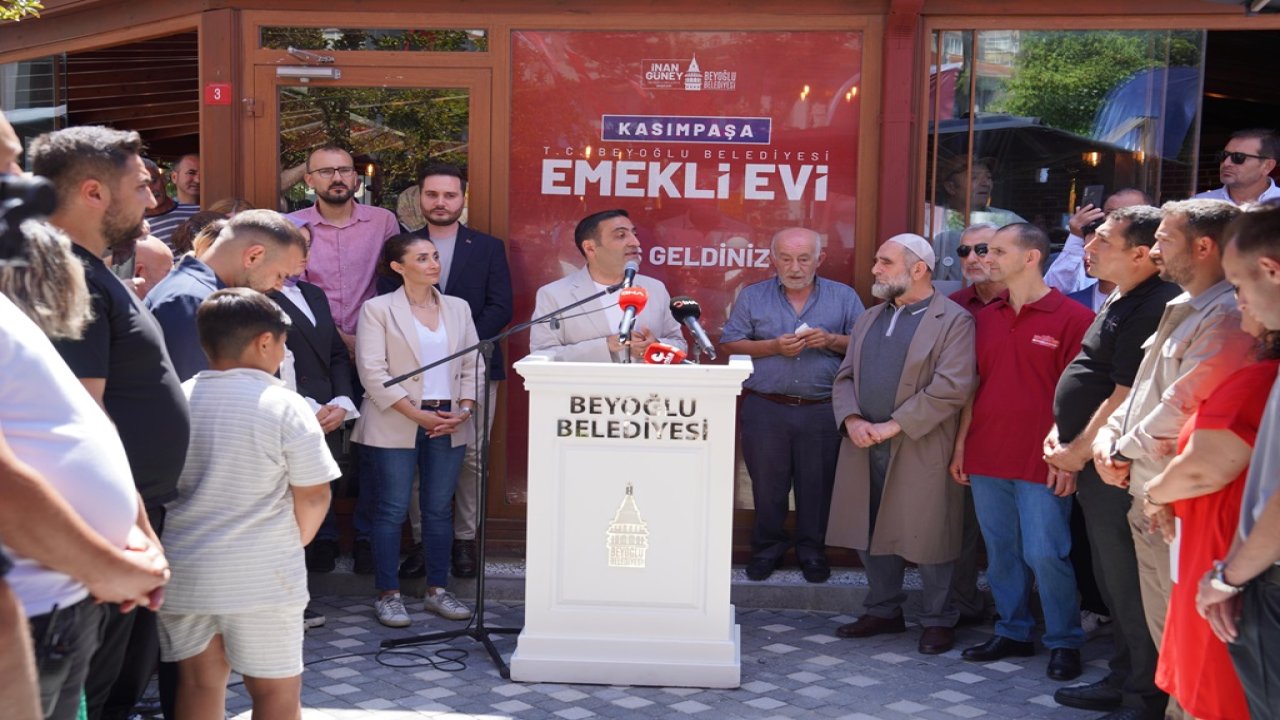 Beyoğlu Belediyesi'nden bir ilk! Emekli evi Kasımpaşa’da açıldı