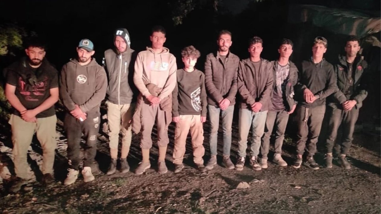 Edirne'den Bulgaristan'a kaçmak isteyen 10 kaçak göçmen yakalandı