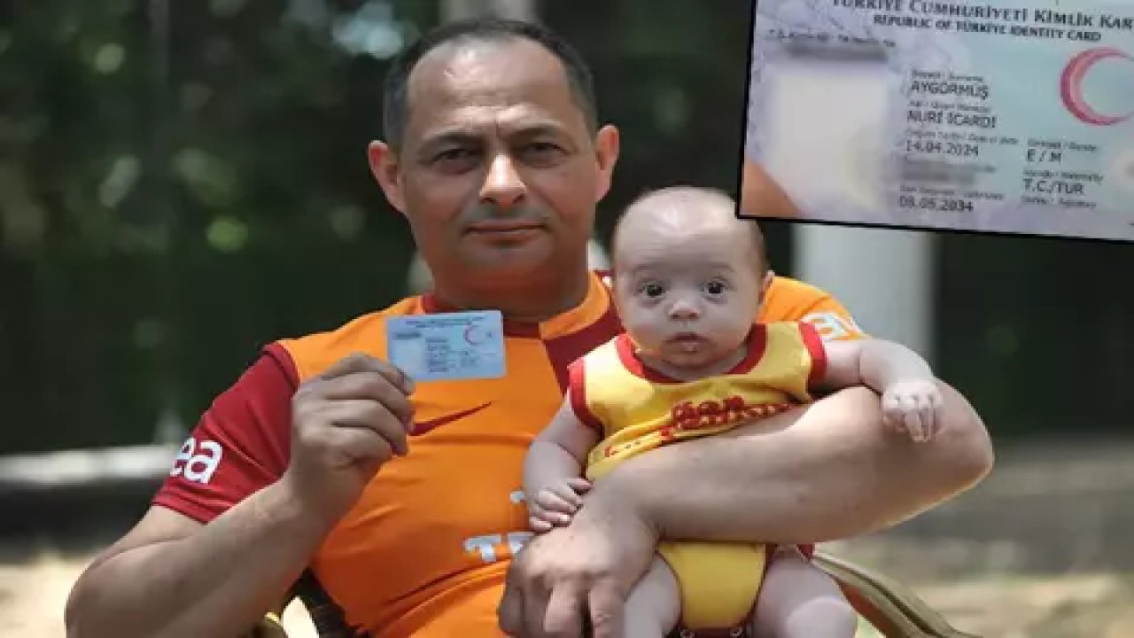 Fanatik Galatasaraylı baba, oğluna "Nuri Icardi" adını verdi!