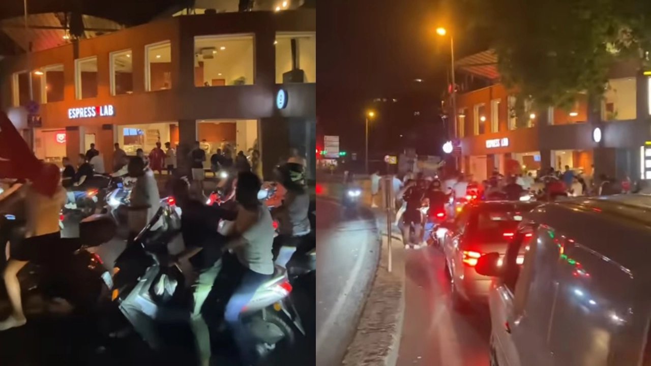 Çeyrek final sevinci İstanbul'u sokağa döktü!
