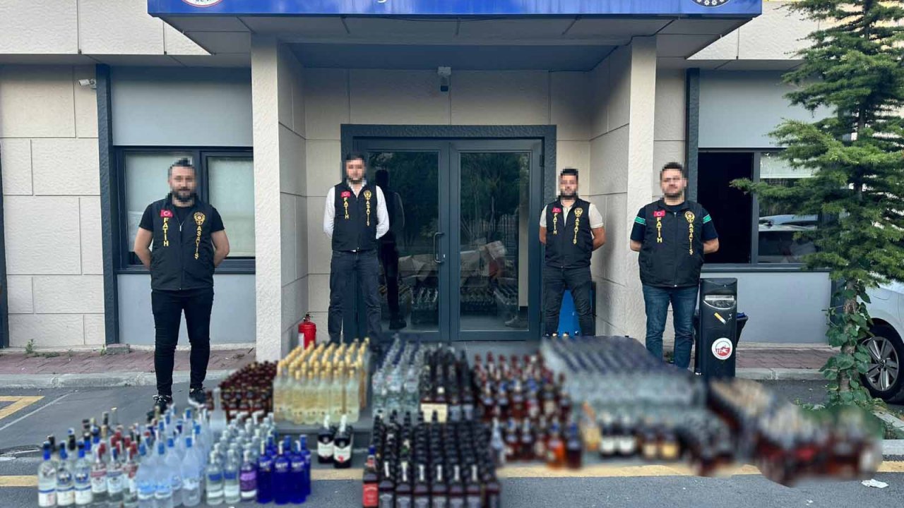 İstanbul'da sahte içki operasyonu: 1 kişi yakalandı