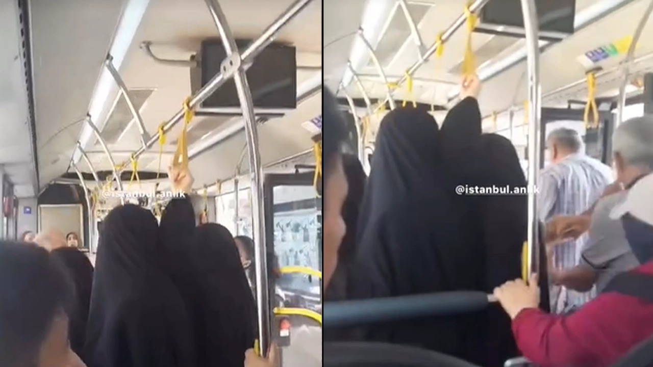 Otobüste iki yolcu arasında 'yer verme' kavgası