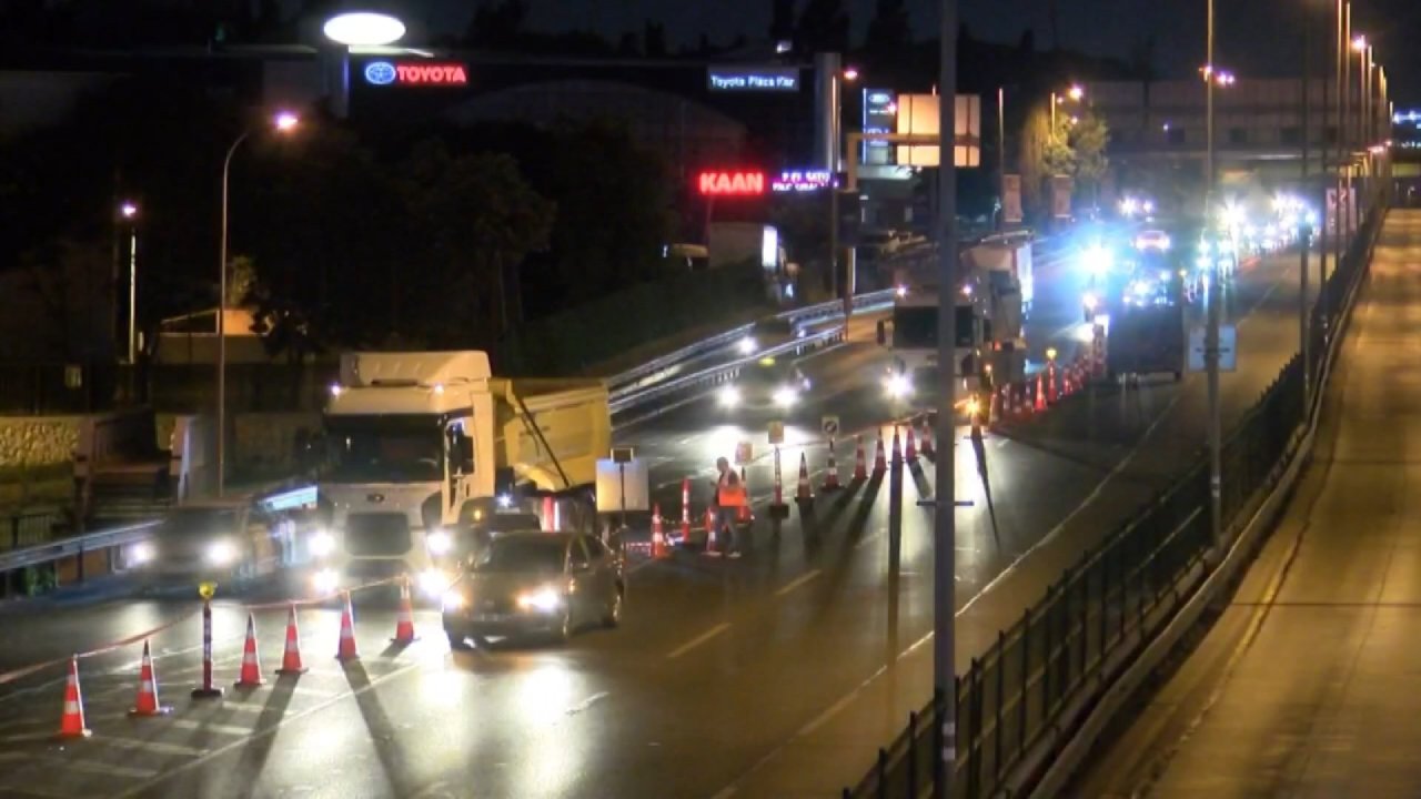 İstanbul-Haliç Köprüsü Mecidiyeköy istikameti trafiğe kapatıldı: O tarihe kadar sürecek
