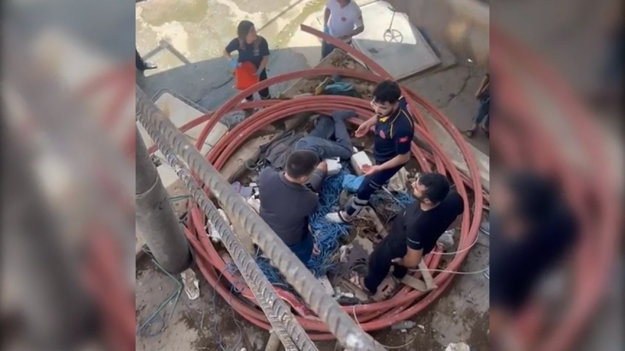 Şanlıurfa'da işten çıkartılan işçiler metrelerce yükseklikteki su kulesine çıktı, eylem yaptı